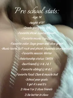 Pre school stats