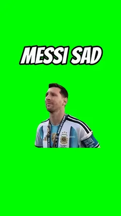 Messi sad