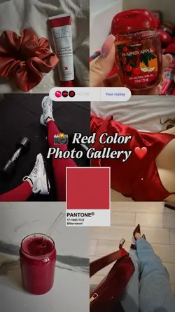 #RedColorPhotoGaller