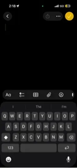 A black blank page