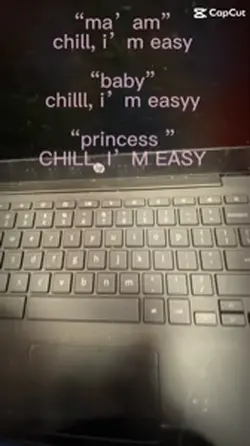 CHILL IM EASYYY