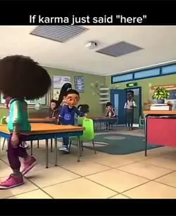 If karma said here