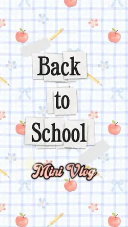 Back to School Vlog