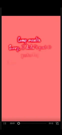 Comp results!