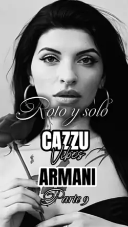 Roto y solo Armani 9