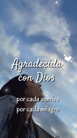 Agradecida con Dios