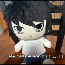 L plushie edit (>_<)