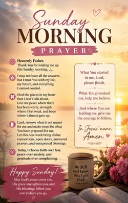 Sunday morning 🙏