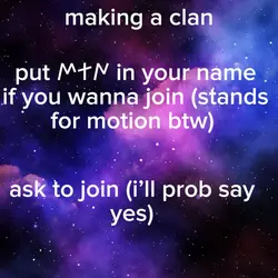 making a clan 