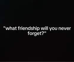 Friendship trend