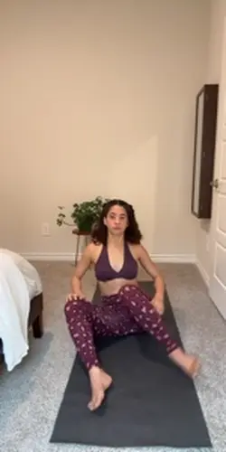 Yoga session 