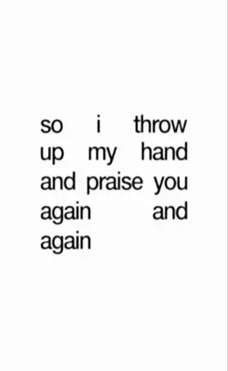 praise YOU again