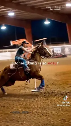 "Horse riding is so-