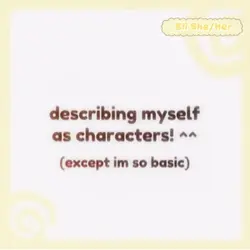 describing myself