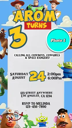 InvitationToy Story