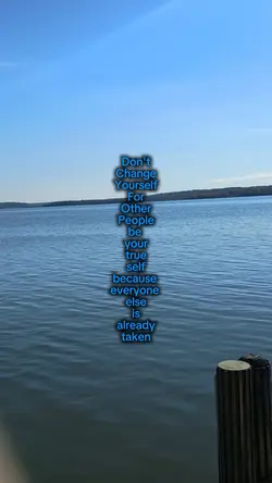 Be yourself 