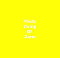 Photo dump of june
