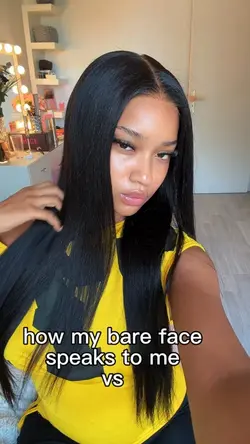 Bareface vs glamface