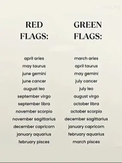Red flags 