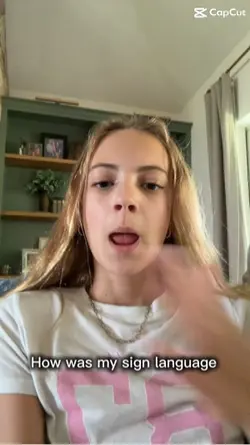 Sign language 