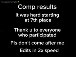 Comp results