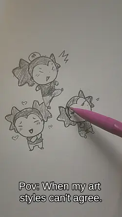 Two art styles T^T