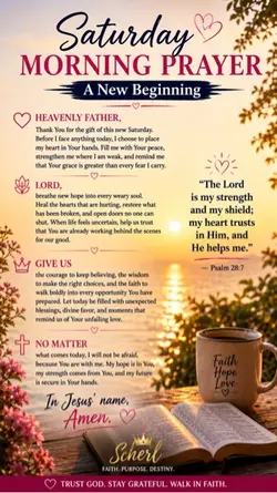 Saturday prayer