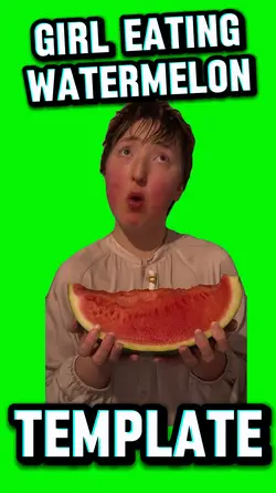 Girl Eating Watermel