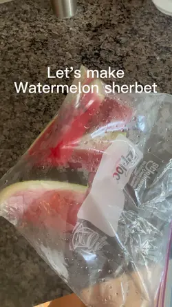 Watermelon sherbet