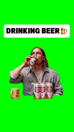 DRINKING BEER