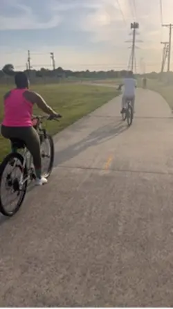 Bike riding