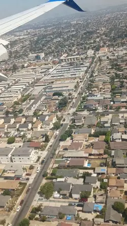 over Los Angeles