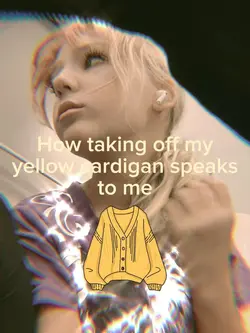 Yellow cardiga