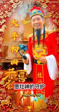 大年初四Kitchen God