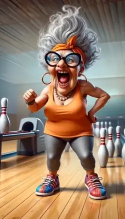 Abuela repartera 