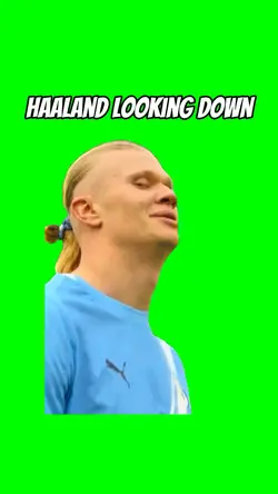 Haaland Looking Down