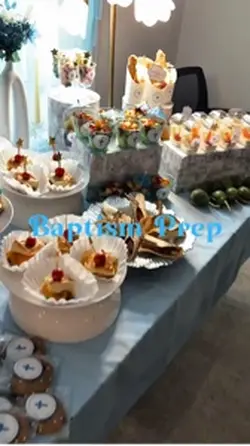 Baptism party DIY