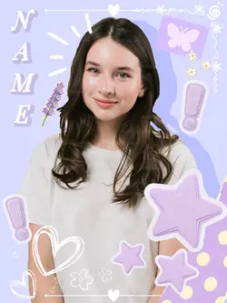 Cute purple photo