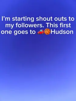 Follower shoutout 