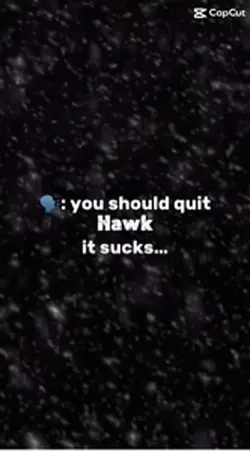 I am the hawk