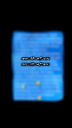 even w no flowers💔