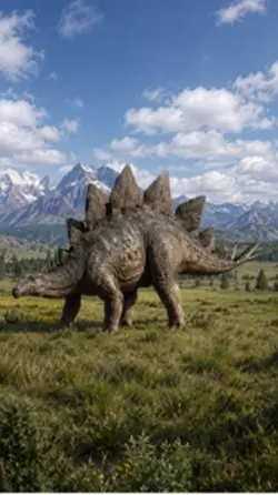 Stegosaurus.