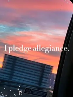 I pledge allegiance.