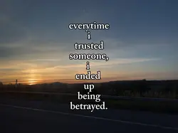 betrayal.