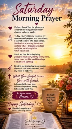 Saturday morning 🙏