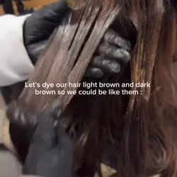 Brown hair couple
