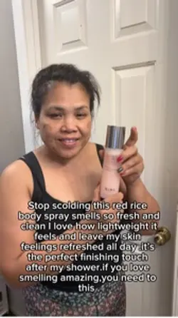 Red rice body spray 