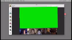 Green screen clip