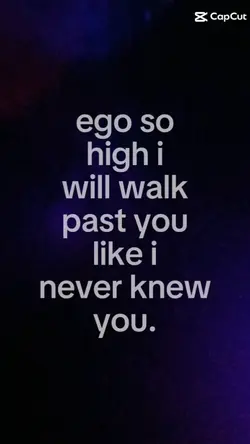 never knew ya