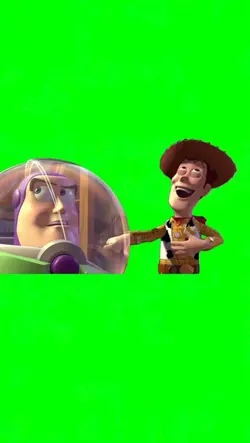 Woody laughing 